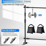 EMART - Soporte de telón de fondo ajustable de 10 x 8 pies, resistente