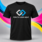 T-Shirt manga corta personalizada | 1 impresión DTF full color hasta 11"