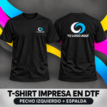 T-Shirt manga corta personalizada | 2 impresión DTF full color